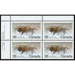 canada stamp 884 wood bison 35 1981 PB UL