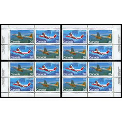 canada stamp 906a canadian aircraft 1981 PB SET