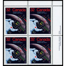 canada stamp 1046 astronaut and control panel 32 1985 PB UR