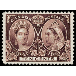 canada stamp 57 queen victoria diamond jubilee 10 1897 M VF 071