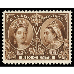 canada stamp 55 queen victoria diamond jubilee 6 1897 M VFNH 053