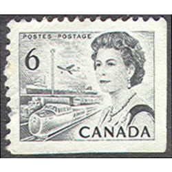 canada stamp 460bs queen elizabeth ii transportation 6 1970