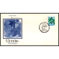 canada stamp 718 douglas fir 20 1977 FDC PC