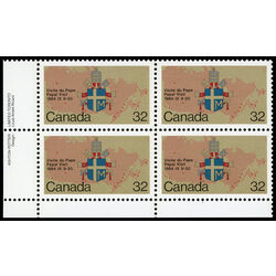 canada stamp 1030 papal coat of arms and map 32 1984 PB LL