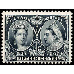 canada stamp 58 queen victoria diamond jubilee 15 1897 M F VFNH 060