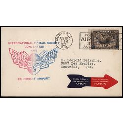 canada stamp c air mail c4 c2 surcharged mercury with scroll in hand 6 1932 FDC 032