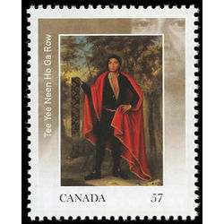 canada stamp 2380 tee yee neen ho ga row 57 2010