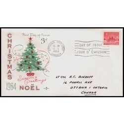 canada stamp 434 star of bethlehem 3 1964 FDC 004