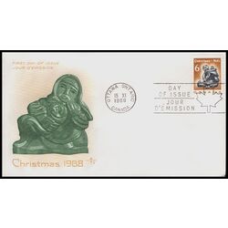 canada stamp 489 mother and infant 6 1968 FDC 007