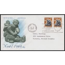 canada stamp 489 mother and infant 6 1968 FDC 008