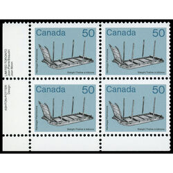 canada stamp 930 sleigh 50 1985 PB LL