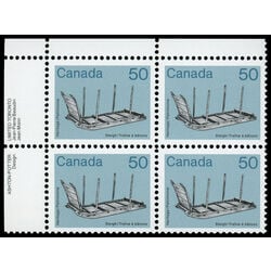 canada stamp 930 sleigh 50 1985 PB UL