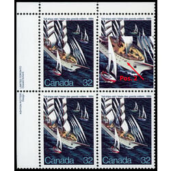 canada stamp 1012i tall ships regatta 32 1984 PB UL