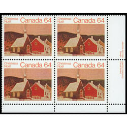 canada stamp 1006 rural church 64 1983 PB LR