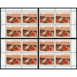 canada stamp 1006 rural church 64 1983 PB SET