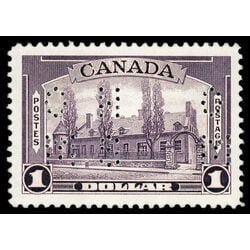 canada stamp o official o245 chateau de ramezay 1 00 1938 M VF 006