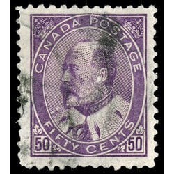 canada stamp 95 edward vii 50 1908 U VF 063