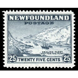 newfoundland stamp 197d sealing fleet 25 1932