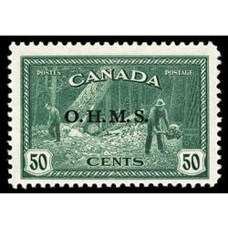 canada stamp o official o9 lumbering 50 1949 M F VF 017