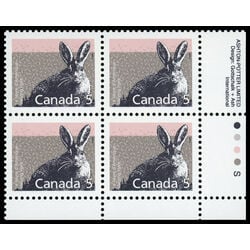 canada stamp 1158 varying hare 5 1988 PB LR