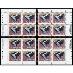 canada stamp 1160 skunk 10 1988 PB SET