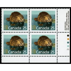 canada stamp 1161ii beaver 25 1992 PB LR