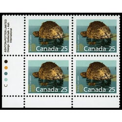 canada stamp 1161ii beaver 25 1992 PB LL