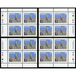 canada stamp 1165ii houses of parliament 38 1989 PB SET