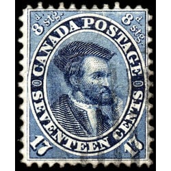 canada stamp 19 jacques cartier 17 1859 U F VF 074