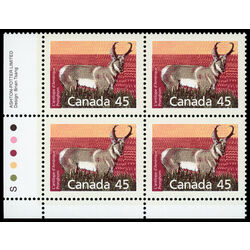 canada stamp 1172 pronghorn 45 1990 PB LL