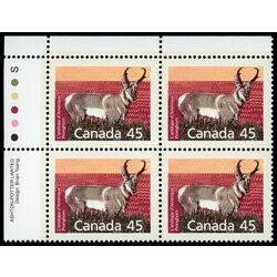 canada stamp 1172 pronghorn 45 1990 PB UL