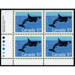 canada stamp 1173ii killer whale 57 1988 PB LL