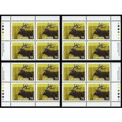 canada stamp 1177 wapiti 74 1988 PB SET