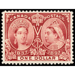 canada stamp 61 queen victoria diamond jubilee 1 1897 M VF 100