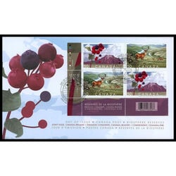 canada stamp 2106a biosphere reserves 2005 FDC LL