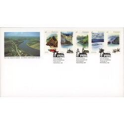 canada stamp 1489a heritage rivers 3 1993 FDC