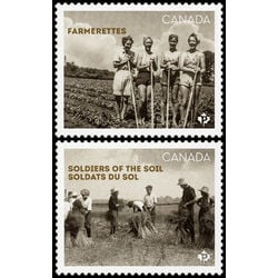 canada stamp 3462 3 farmerettes and soldiers of the soil 2024