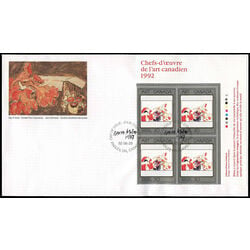 canada stamp 1419 red nasturtiums 50 1992 FDC UR