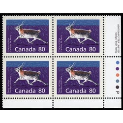 canada stamp 1180c peary caribou perf 14 4 x 13 8 80 1990 PB LR