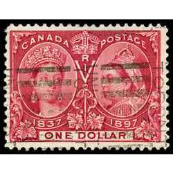 canada stamp 61 queen victoria diamond jubilee 1 1897 U F VF 099