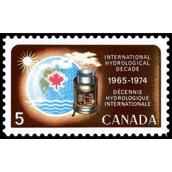 canada stamp 481ii rain gauge 5 1968