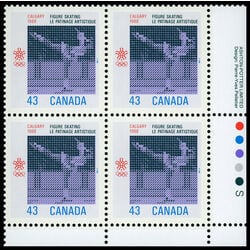 canada stamp 1197 figure skating 43 1988 PB LR