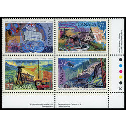 canada stamp 1202a exploration of canada 3 1988 PB LR