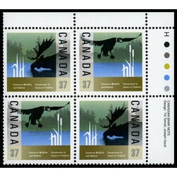 canada stamp 1205a wildlife conservation 1988 PB UR