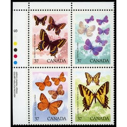 canada stamp 1213a butterflies 1988 PB UL