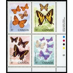 canada stamp 1213a butterflies 1988 PB LR