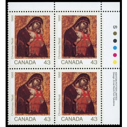 canada stamp 1223 madonna and child 43 1988 PB UR