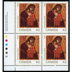 canada stamp 1223 madonna and child 43 1988 PB LL