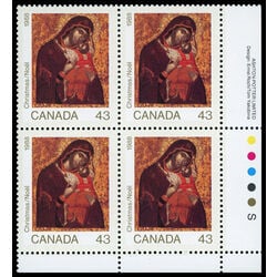 canada stamp 1223 madonna and child 43 1988 PB LR