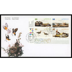 canada stamp 2098a john james audubon s birds 3 2005 FDC LL